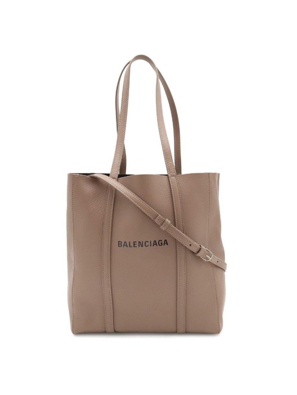 Balenciaga Everyday Tote XS Logo 2-Way Shoulder Bag Crossbody Leather Brown